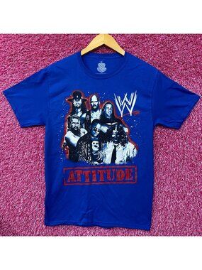 WWE Attitude Era  Graphic Design T-shirt Small